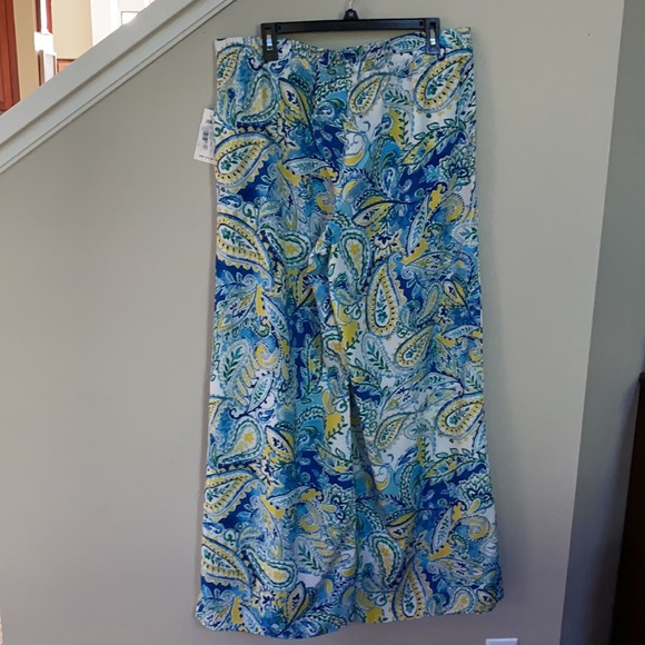 Lauren Ralph Lauren
Paisley Crepe de Chine Wide-Leg Drawstring Pants - Picture 6 of 15